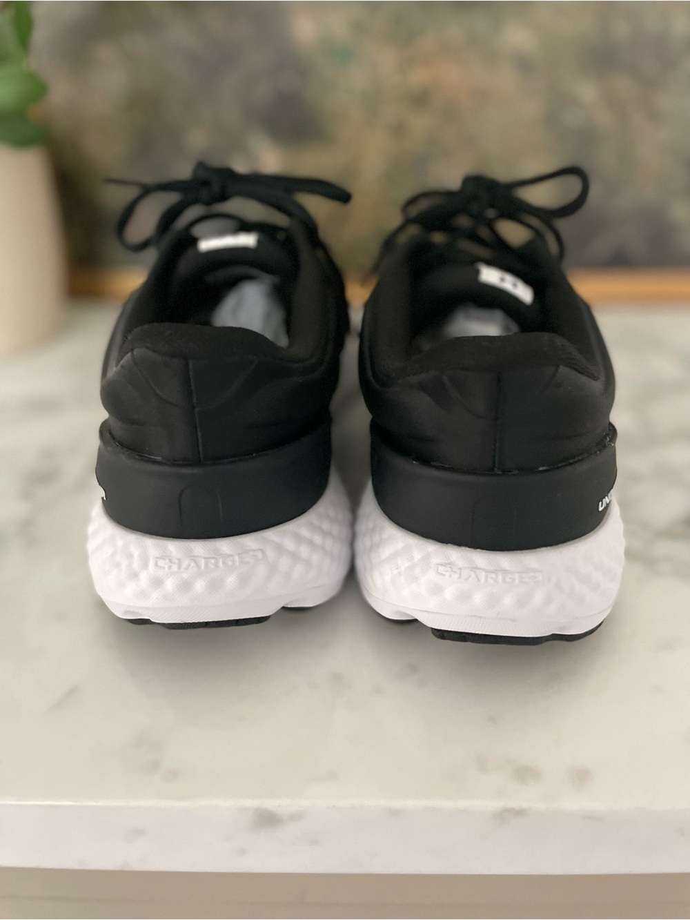 Under Armour Charged Escape 4 Running Shoes Size 11 Sneakers Black & White - Picture 8 of 8
